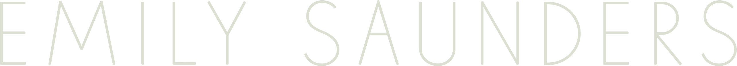 Emily Saunders Logo